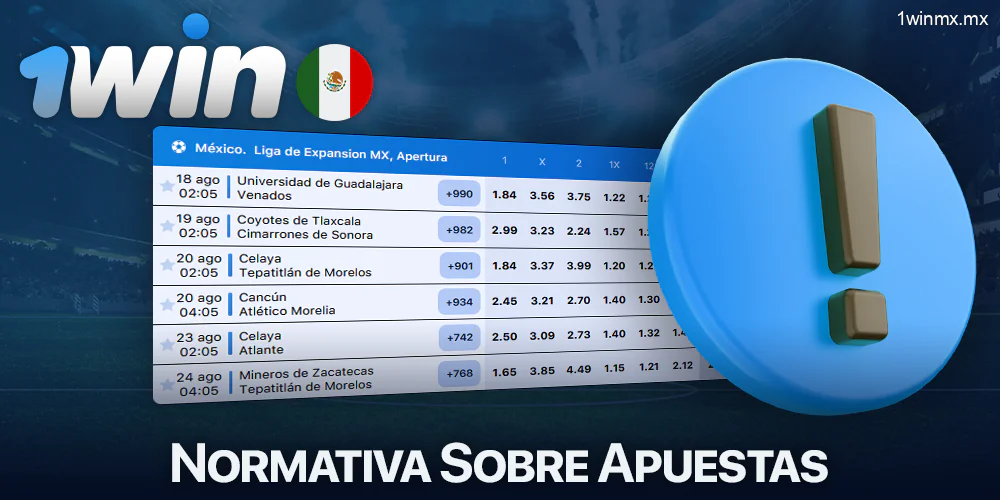 Condiciones de las apuestas en 1win