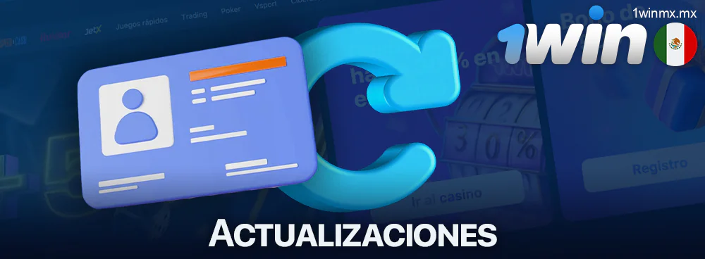 Actualización de los datos de los jugadores en 1win