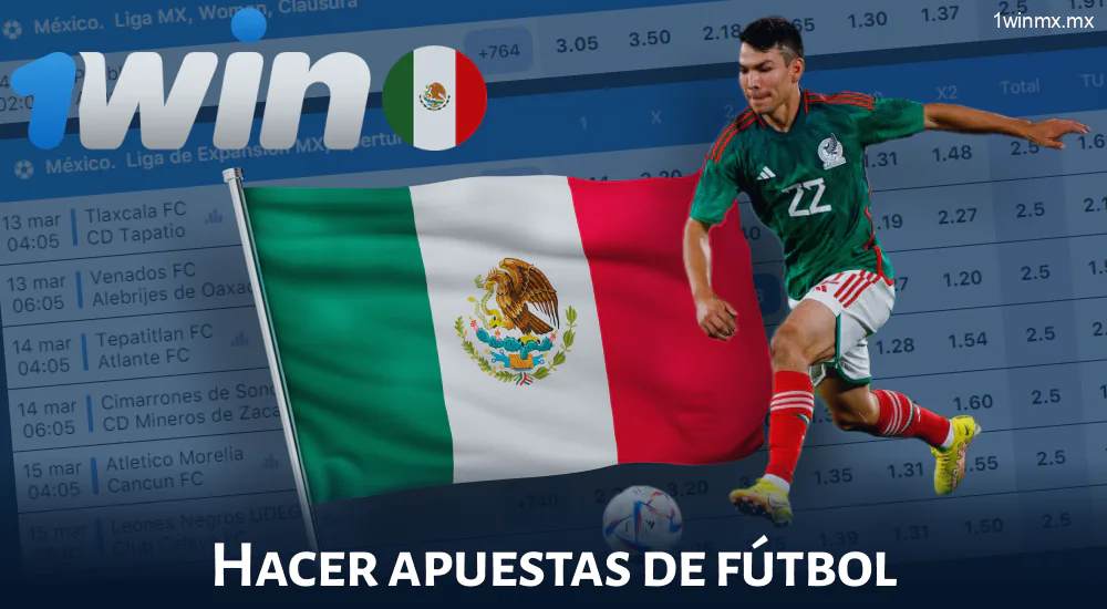 Apuestas de fútbol en 1win MX