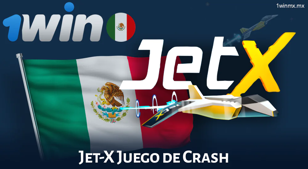 Crash juego JetX en 1win MX