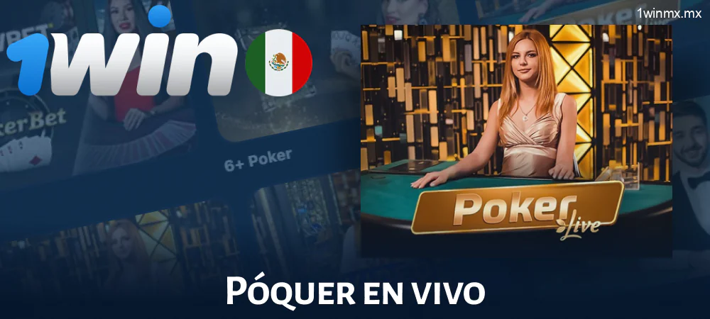 Póquer en vivo en 1win MX