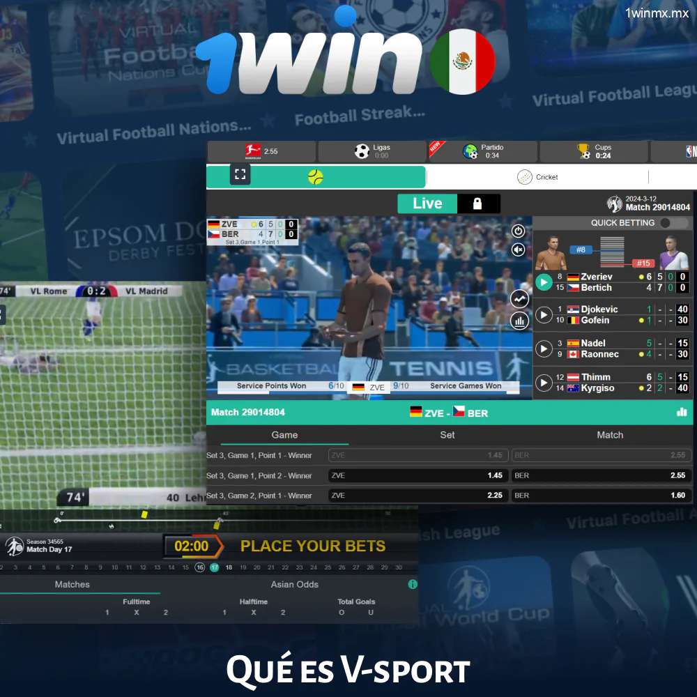 Qué es Vsport en 1win MX