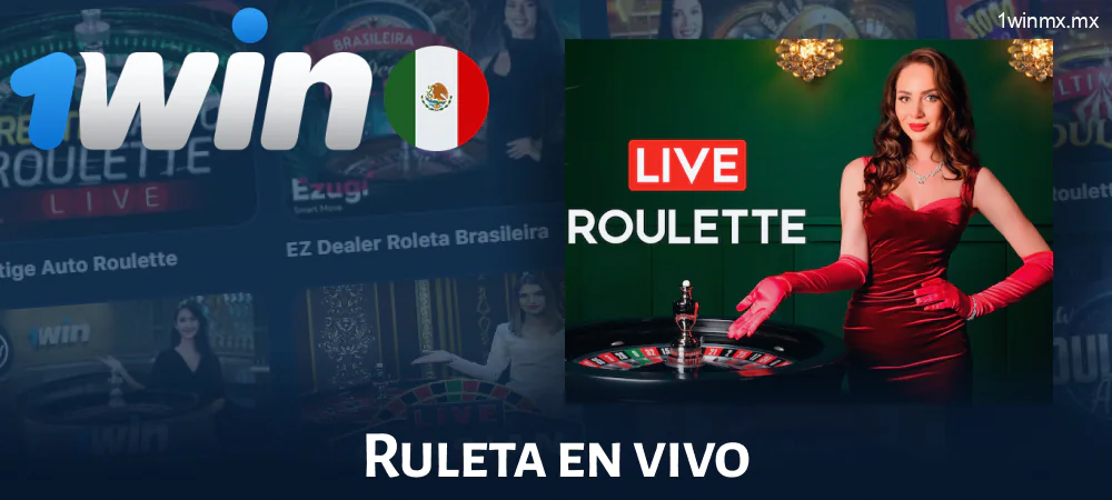 Ruleta en vivo en 1win MX