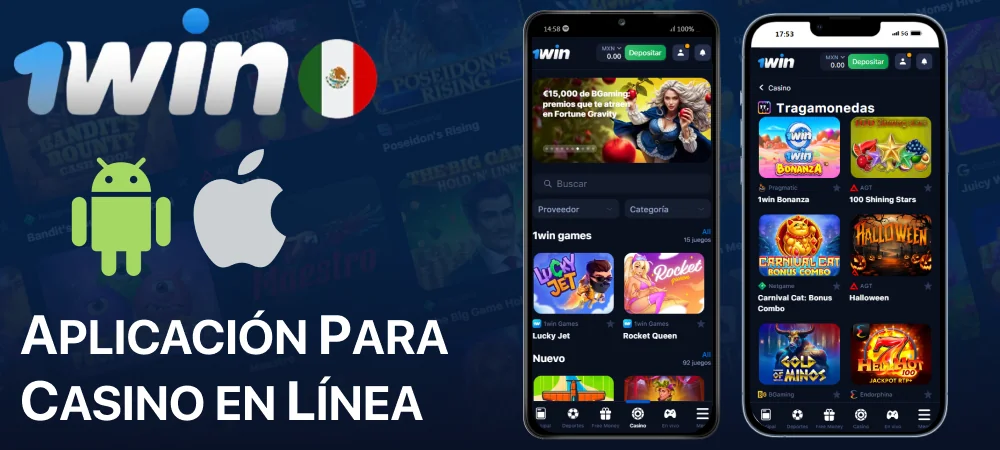 Casino en línea en la aplicación 1win