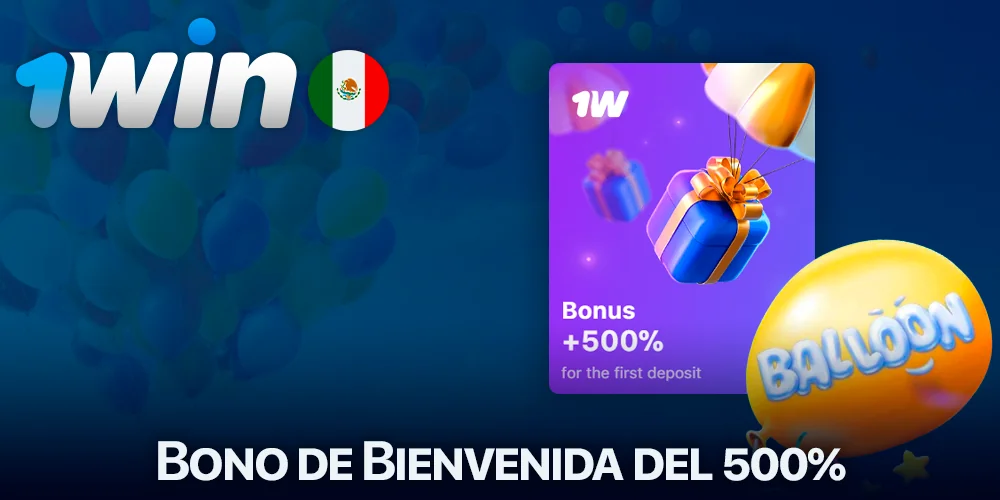 Bono de bienvenida de 1Win para el juego Balloon en México